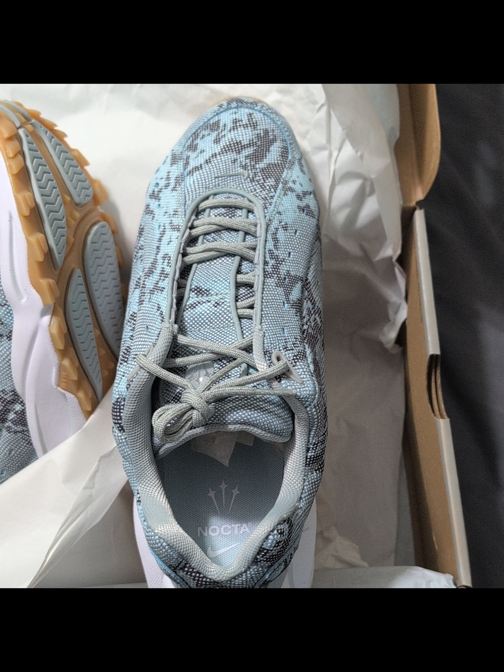 NOCTA x Nike Light Blue Snake Print Runner